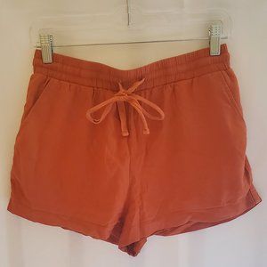 Forever 21 Sienna Orange Relaxed Flowy Shorts Size M